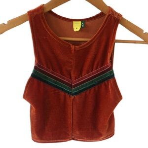 Farm Rio Crushed Velvet Crop